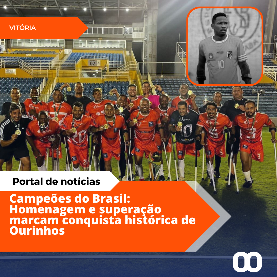 Time de amputados de Ourinhos é campeão brasileiro e faz homenagem emocionante a companheiro falecido