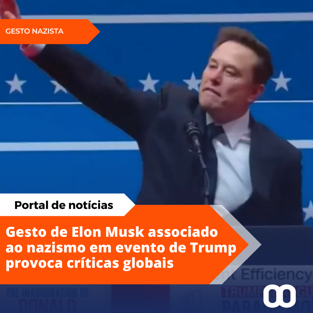 Gesto polêmico de Elon Musk em evento de Trump gera críticas globais