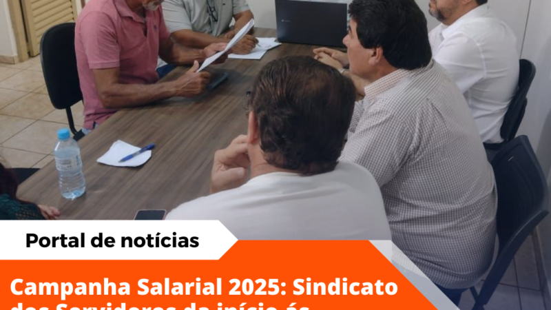 Sindicato dos Servidores reúne-se com Prefeitura de Canitar para início das negociações da Campanha Salarial 2025
