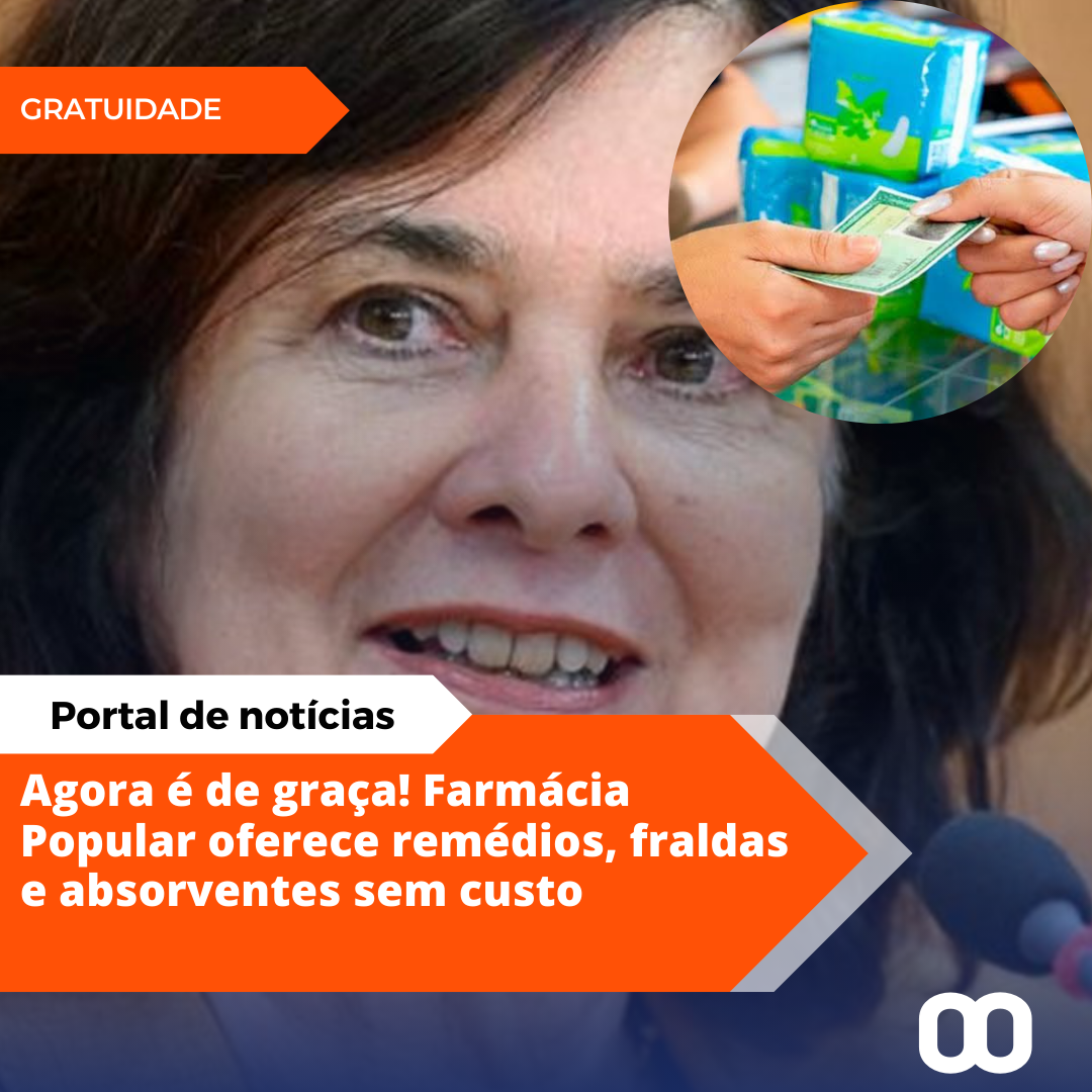 Farmácia Popular agora oferece remédios, fraldas geriátricas e absorventes de graça