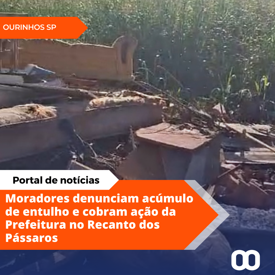 Moradores do Recanto dos Pássaros cobram ação urgente da Prefeitura para limpeza pública