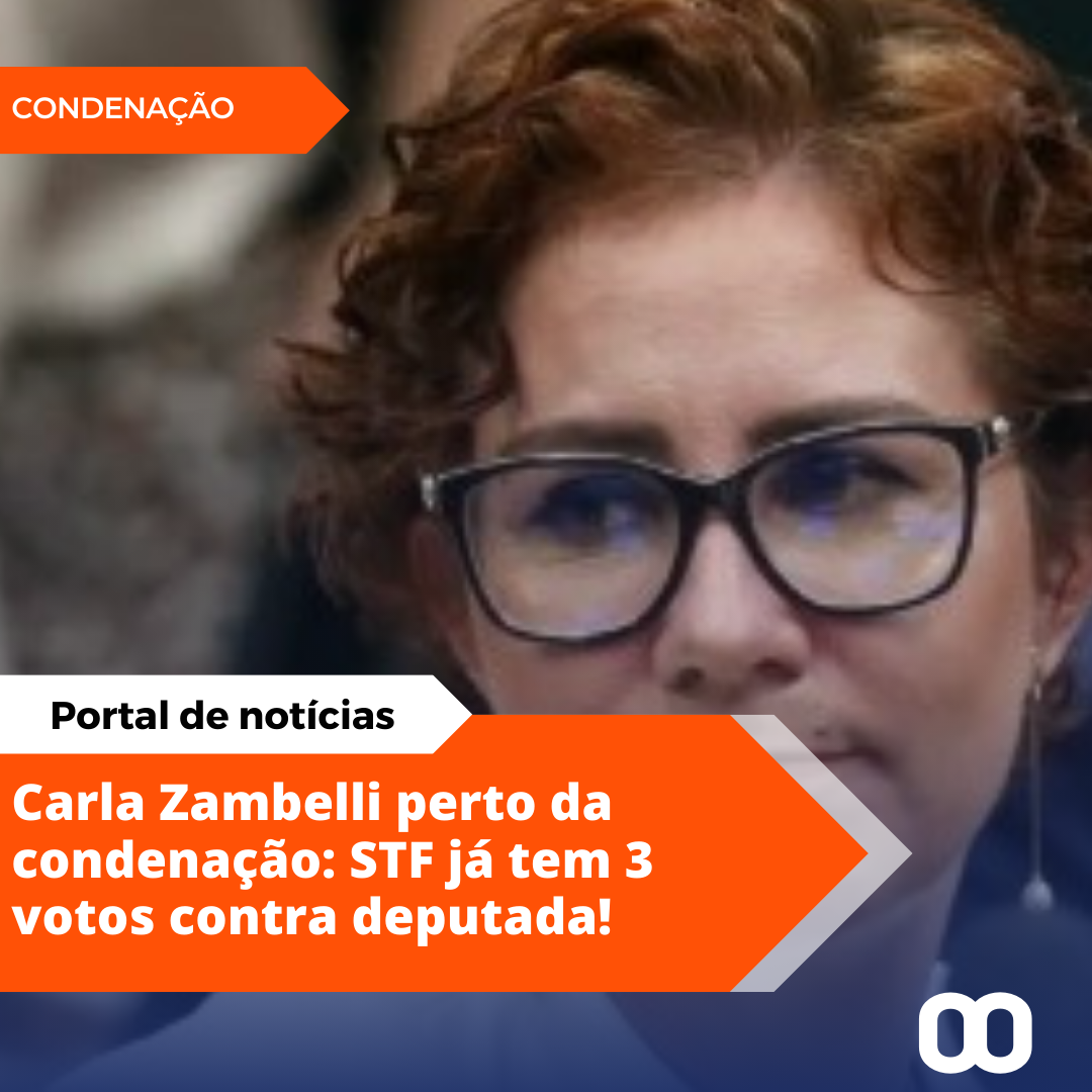 STF já tem três votos para condenar Carla Zambelli