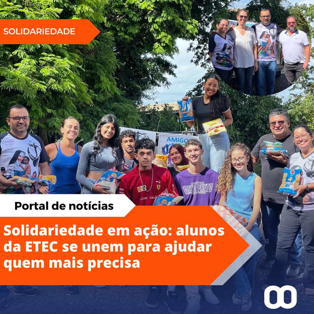 Alunos da ETEC Jacinto Ferreira de Sá de Ourinhos realizam arrecadação de alimentos para projeto solidário