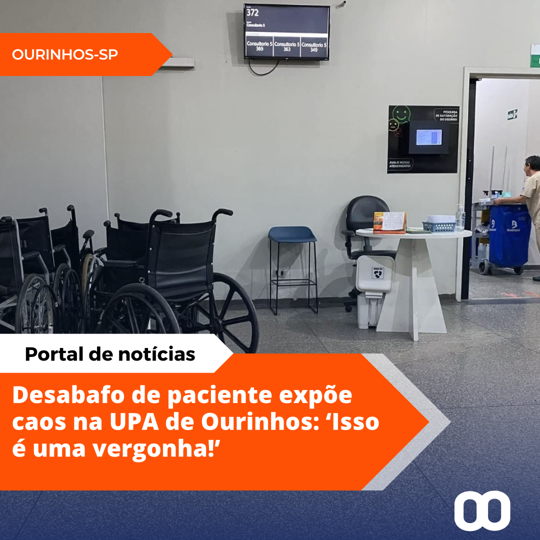Moradora denuncia demora e descaso no atendimento da UPA de Ourinhos