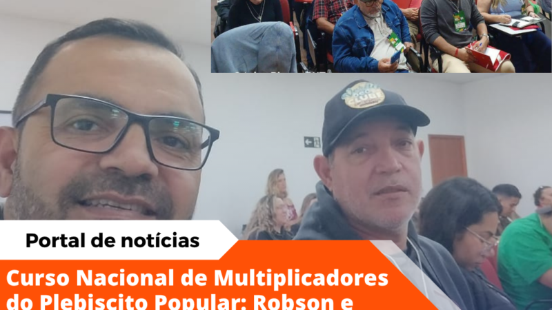 Ourinhos está presente no Curso Nacional de Multiplicadores do Plebiscito Popular