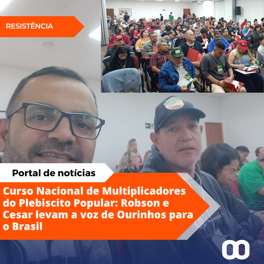 Ourinhos está presente no Curso Nacional de Multiplicadores do Plebiscito Popular