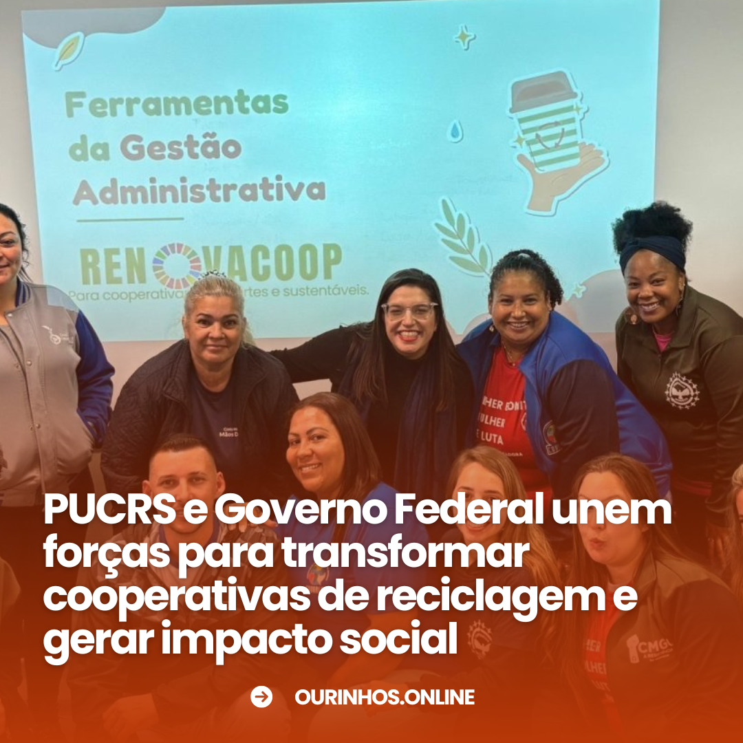PUCRS e Governo Federal lançam Renovacoop para fortalecer cooperativas de reciclagem