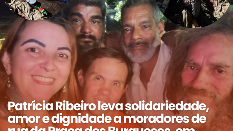 Solidariedade e empatia: pessoas em situação de rua recebem apoio em praça de Ourinhos