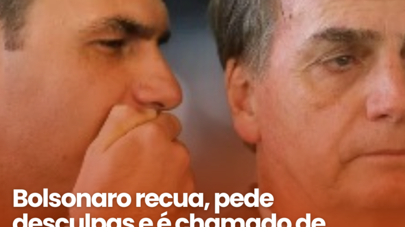 “Frouxidão em Brasília”: Bolsonaro pede desculpas, fala em Moraes como vice e decepciona até a própria tropa