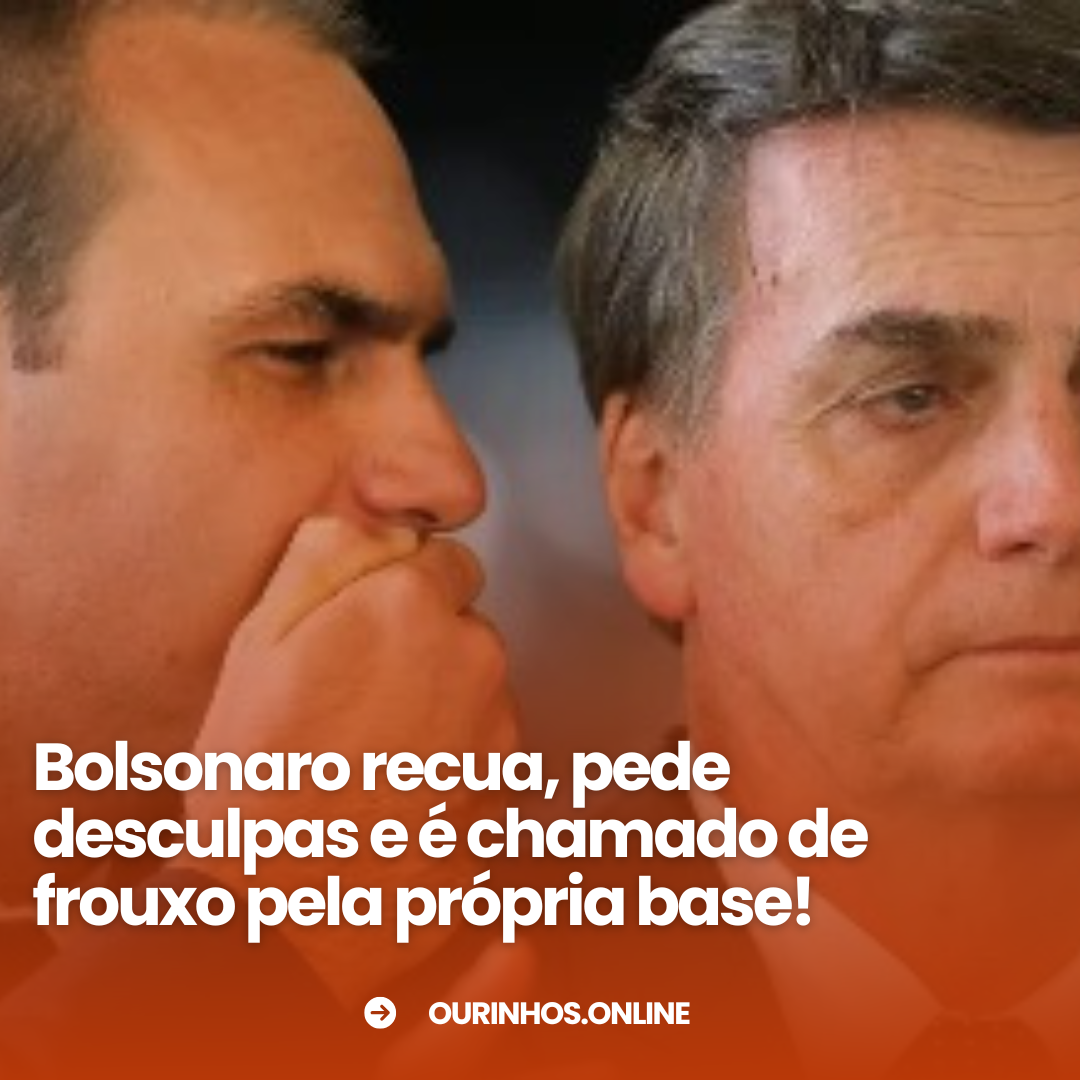 “Frouxidão em Brasília”: Bolsonaro pede desculpas, fala em Moraes como vice e decepciona até a própria tropa