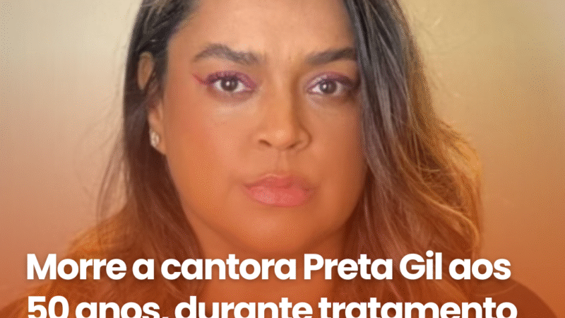 Preta Gil morre aos 50 anos durante tratamento contra o câncer nos Estados Unidos