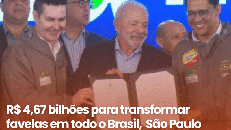 Investimento histórico para urbanização de favelas no Brasil: São Paulo será destaque