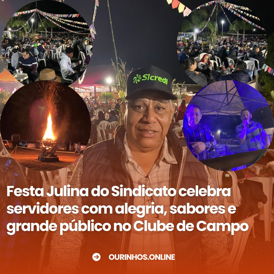Festa Julina do Sindicato dos Servidores é sucesso e reúne grande público no Clube de Campo