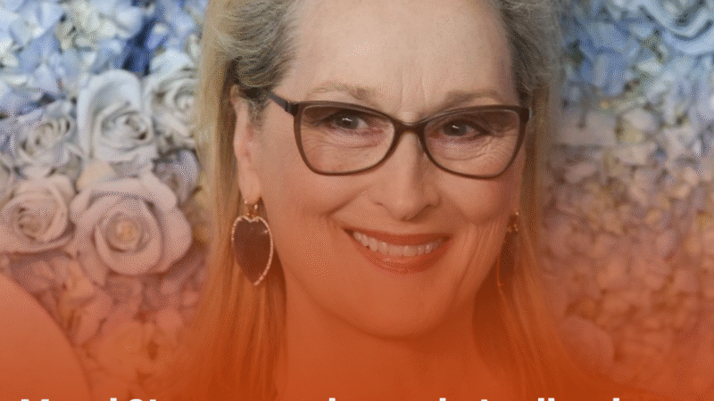 Meryl Streep revela qual ator lhe deu o melhor beijo e surpreende fãs