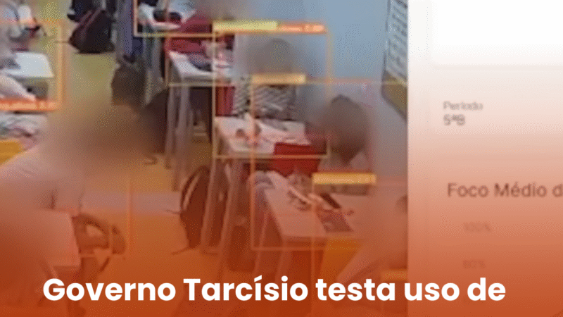 Governo Tarcísio testa uso de inteligência artificial para vigiar crianças em escolas públicas