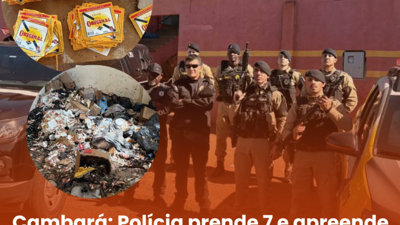 Cambará: Polícia prende 7 e apreende 22 mil garrafas de cerveja falsificada