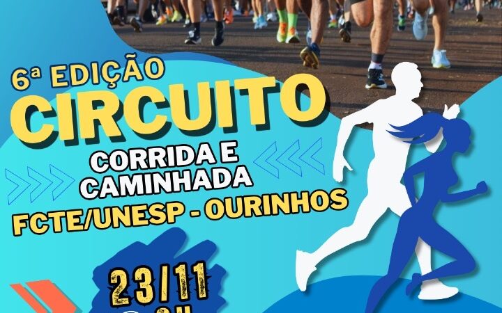 Ourinhos se prepara para a 6ª edição do Circuito Corrida e Caminhada da Unesp