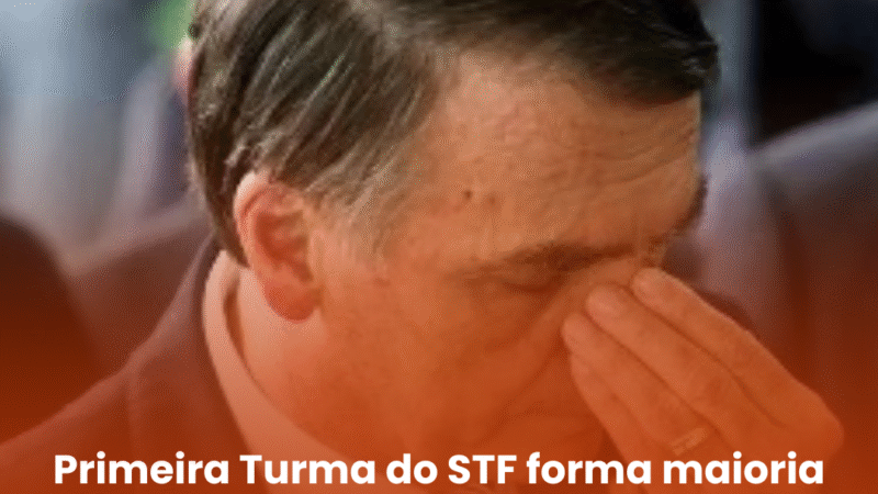 Primeira Turma do STF forma maioria para condenar Bolsonaro por tentativa de golpe