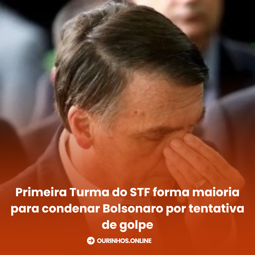Primeira Turma do STF forma maioria para condenar Bolsonaro por tentativa de golpe