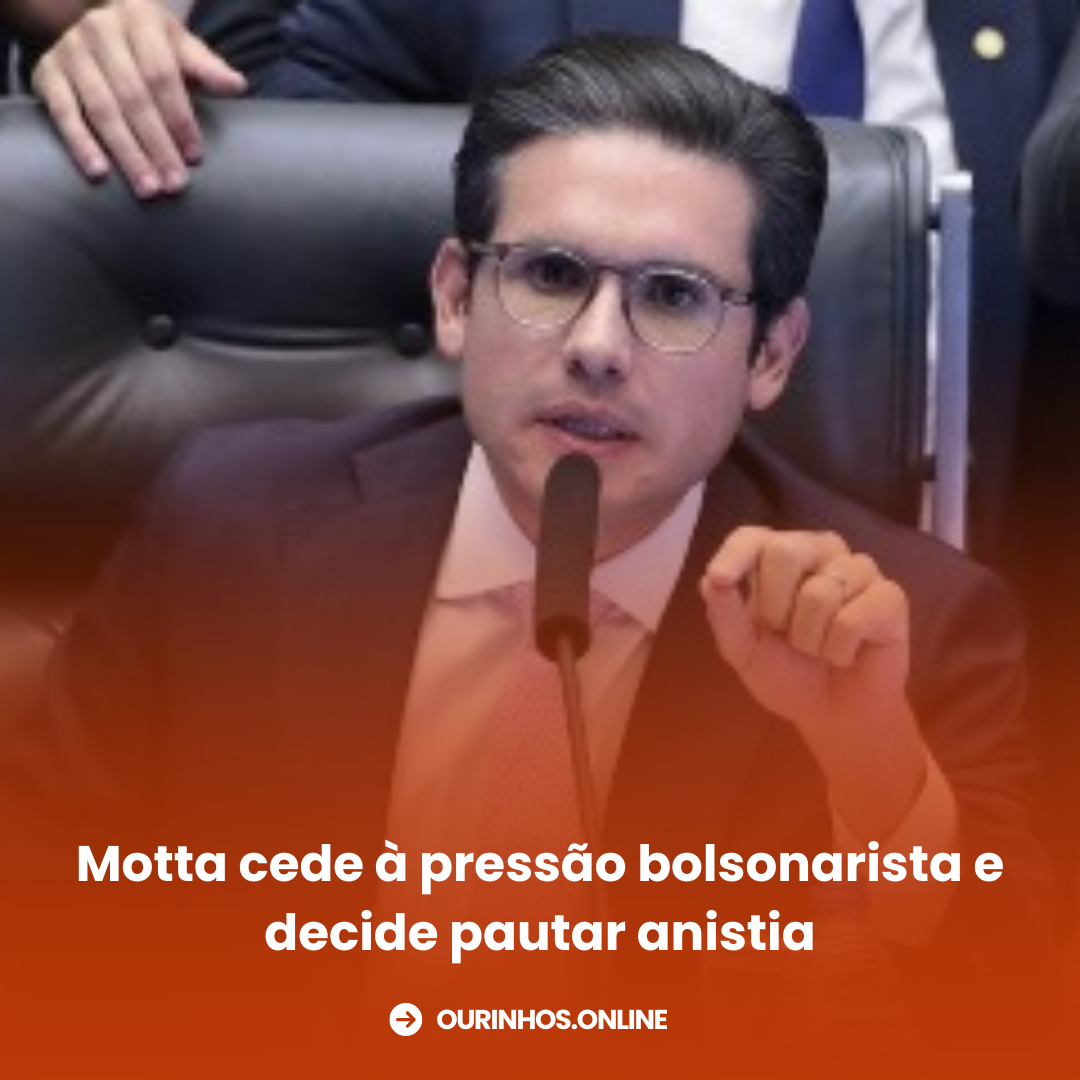 Motta cede à pressão bolsonarista e decide pautar anistia