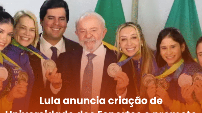 Lula anuncia criação de Universidade dos Esportes e promete incentivo ao futebol feminino