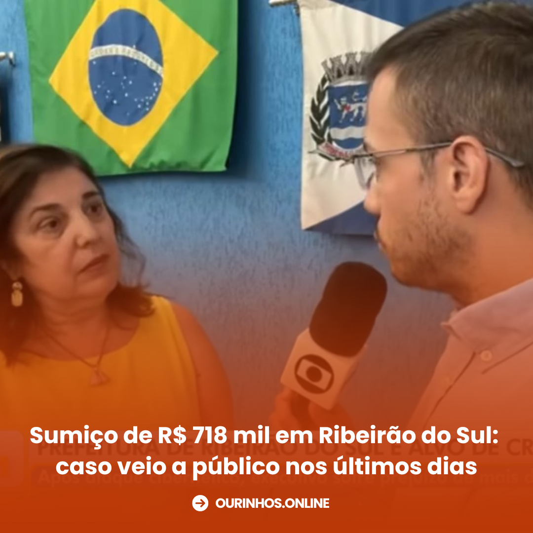 Sumiço de R$ 718 mil em Ribeirão do Sul: caso veio a público nos últimos dias