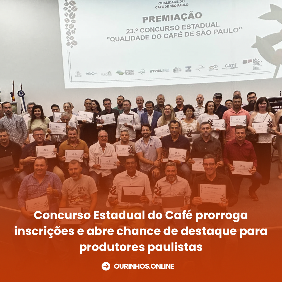 Concurso Estadual do Café prorroga inscrições e abre chance de destaque para produtores paulistas
