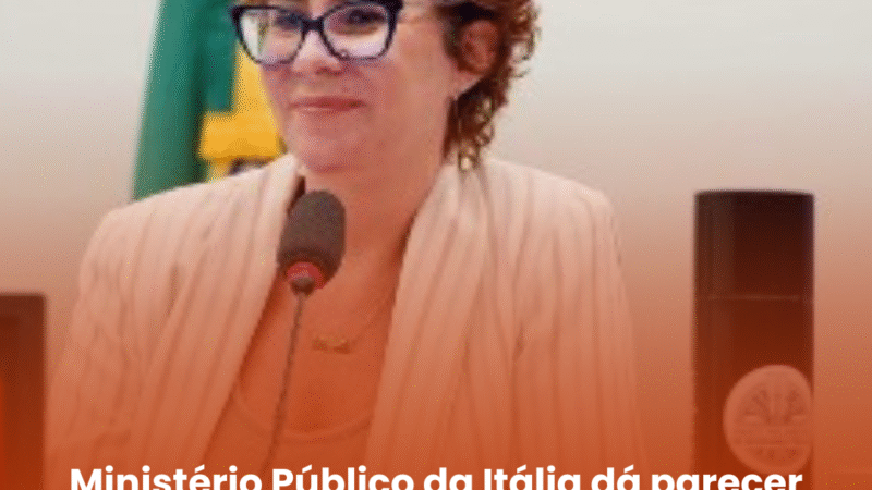 Ministério Público da Itália dá parecer favorável à extradição de Carla Zambelli