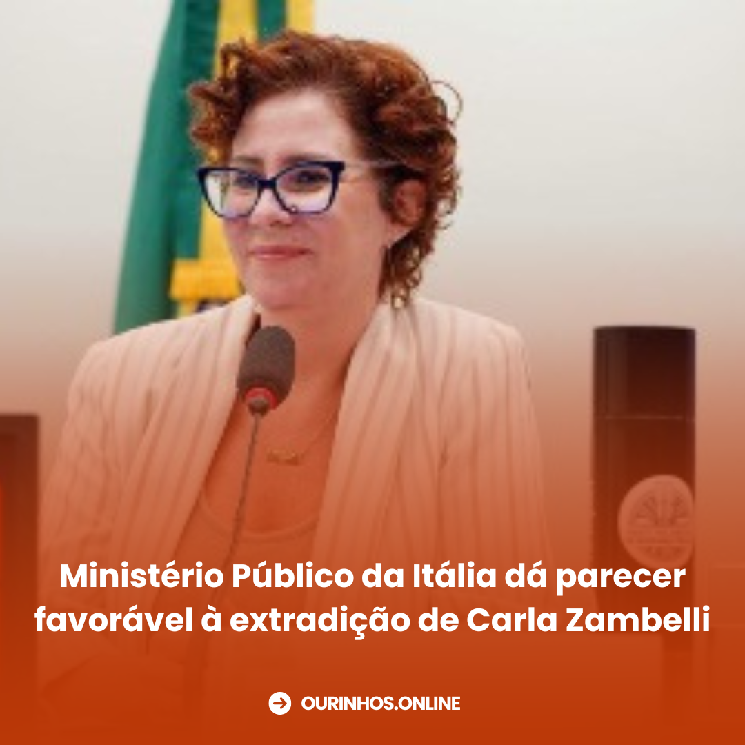 Ministério Público da Itália dá parecer favorável à extradição de Carla Zambelli