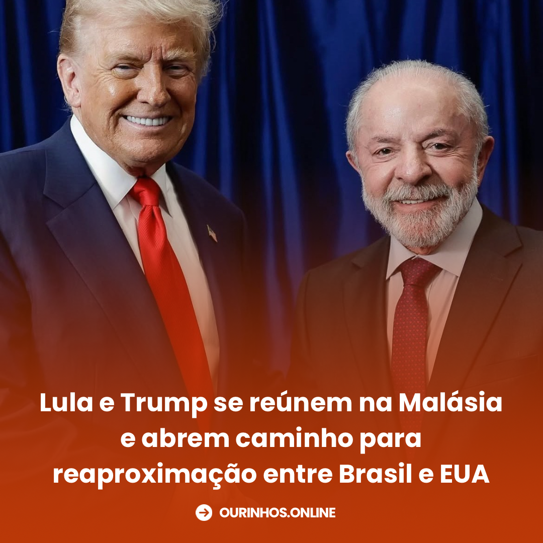 Lula e Trump se reúnem na Malásia e abrem caminho para reaproximação entre Brasil e EUA