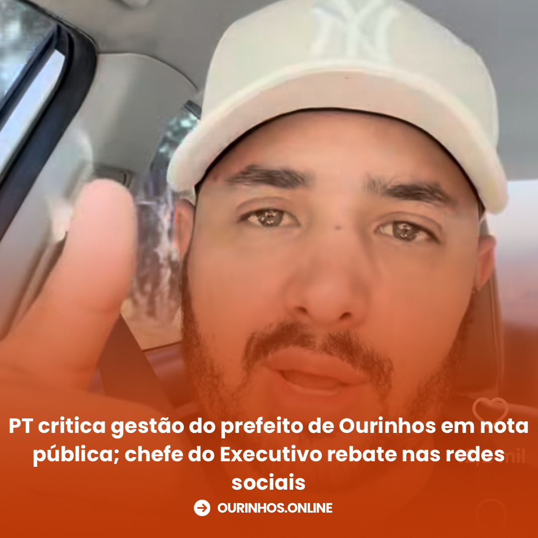 PT critica gestão do prefeito de Ourinhos em nota pública; chefe do Executivo rebate nas redes sociais