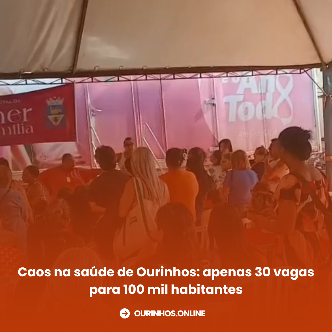 Caos na saúde de Ourinhos: apenas 30 vagas para 100 mil habitantes